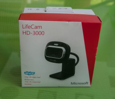 Camera Web Microsoft LifeCam HD-3000 foto