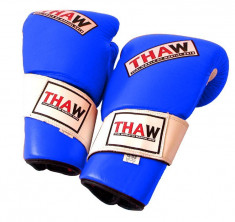 Manusi box ThaW 12 oz. Piele - Velcro*Piele*Rosu*12 oz foto