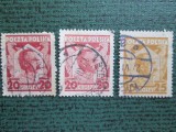 TIMBRE POLONIA SET STAMPILAT