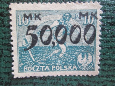TIMBRE POLONIA =DUBLU TIPAR=MNH foto