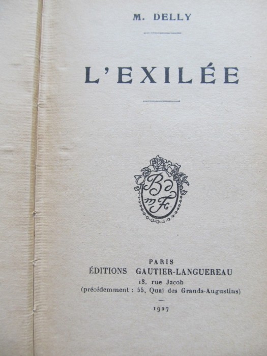 L&#039;Exilee -M. Delly