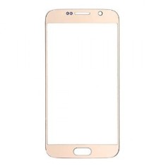 Geam Samsung Galaxy S6 G920 gold auriu ecran nou + folie sticla tempered glass