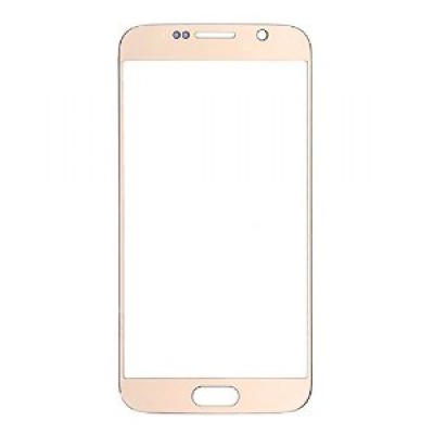 Geam Samsung Galaxy S6 G920 gold auriu ecran nou + folie sticla tempered glass foto