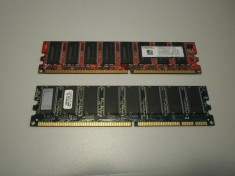 Kit 2 memorii RAM DDR1 512 MB (2 x 256) PC2700 333 MHz foto