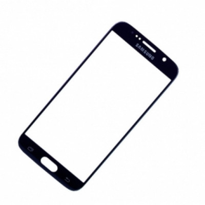 Geam Samsung Galaxy S6 negru ecran nou sticla foto