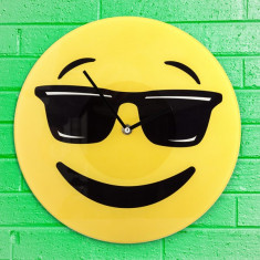 Ceas de perete Emoticon Cool foto