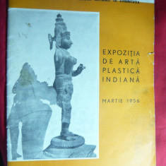 Caietul-Expozitiei Arta Plastica Indiana 1956 cu semnatura autografa J.Neru