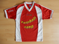 Tricou fotbal copii 10-12 ani Bespak Sport Fusball Camp; vezi dimensiuni; ca nou foto