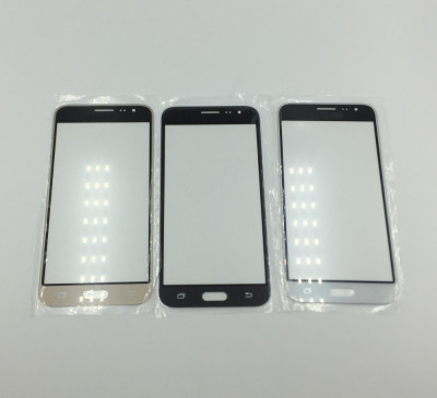Geam Samsung Galaxy A8 auriu ecran nou + folie sticla tempered glass foto