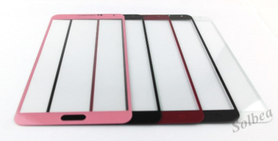 Geam Samsung Galaxy Note 4 roz ecran nou + folie sticla tempered glass foto