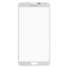 Geam Samsung Galaxy Note 3 alb ecran nou + folie sticla tempered glass