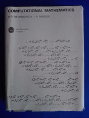 Computational mathematics - B.P. Demidovich / R3P1S foto