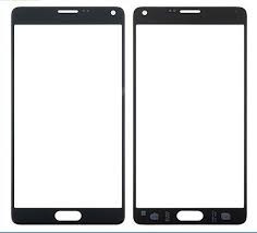 Geam Samsung Galaxy Note 4 negru ecran nou + folie sticla tempered glass