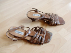 Sandale Ariane din piele naturala; marime 38 (24.2 cm talpic interior) foto