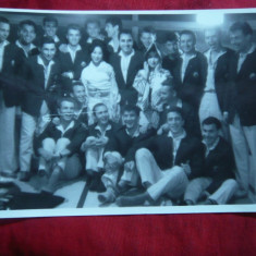 Fotografie- Delegatie Sportiva in Japonia 1960 , cu 2 gazde , dim. 12x 10 cm