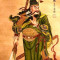 Pictura in acuarela reproducere - Guangong-War King - Tong Yin 132 Cm x 63 Cm
