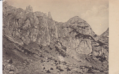 MUNTII CARPATI - GAURA , 1917 SCRISA NECIRCULATA foto