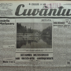 Cuvantul , ziar legionar , 7 Mai 1933 , articole Nae Ionescu , Perpessicius