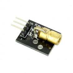 Modul cu Dioda Laser Rosie Shield Senzor Raza Transmitator Arduino AVR STM PIC Atmel Placa foto