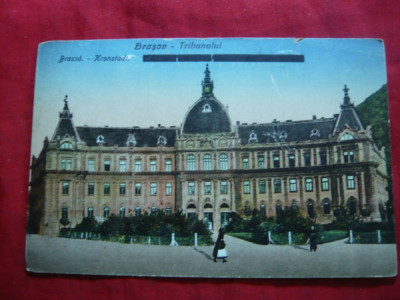 Ilustrata Brasov - Tribunalul 1919 foto