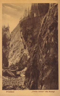 CHEILE OREZE BUCEGI TEMATICA MUNTI CIRCULATA 1935 I.TRETU COMERCIANT PREDEAL foto