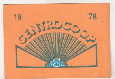 bnk cld Calendar de buzunar CENTROCOOP 1978 foto