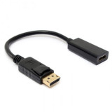 Cablu adaptor DisplayPort la HDMI convertor DP suporta audio, FULL HD