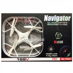 Drona 4 Canale 6 Axe Gyro camera video Quadcopter Navigator 169V foto