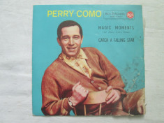 Perry Como ?? Magic Moments / Catch A Falling Star _ vinyl de 7&amp;#039;&amp;#039;,Italia foto