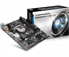 Placa de baza ASROCK Socket LGA1150, B85M-HDS, Intel B85, 2*DDR3 1600/1333/1066, VGA/DVI/HDMI, 1*PCIEx3.0, 1*PCIEx2.0, 4*SATA3, 2*USB3.0, bulk foto