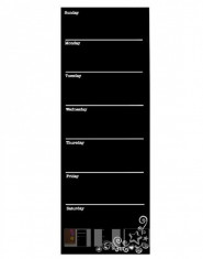 Tabla de scris autocolanta Weekly Calendar Wallies foto