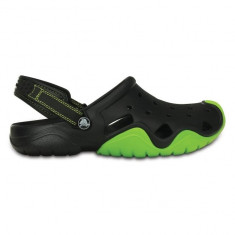 Saboti Crocs Swiftwater Black Volt Green (CRC202251-09W) foto