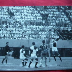 Fotografie- Meci de Handbal in 11 Romania-Japonia- Tokio 1960 ,17,5x12 cm