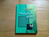 MANAGEMENT AGRICOL - Letitia Zahiu (autograf) - 1999, 400 p., Alta editura