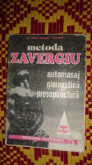 Metoda Zavergiu automasaj gimnastica presopunctura an 1990/46pagini foto