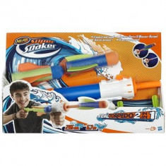 Pusca Nerf 2-In-1 Super Soaker Tidal Torpedo Blaster foto