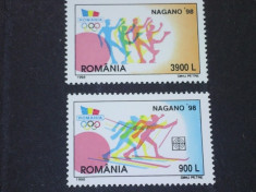 Romania 1998-LP 1447-Jocurile olimpice Nagano,nestampilate. foto