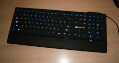 Tastatura USB iluminata complet , slim , marca Canyon , model CNS-HKB6US foto