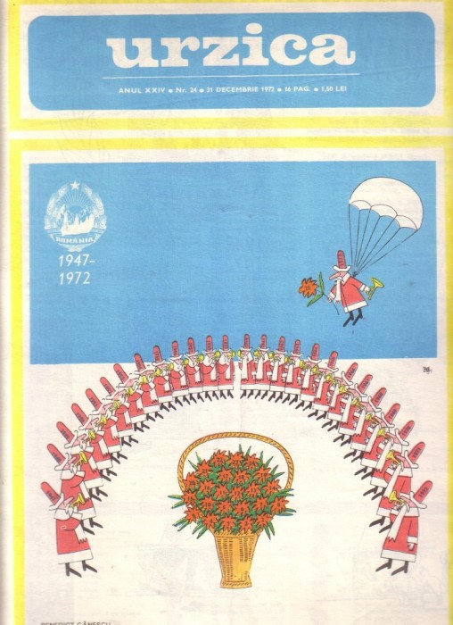 Revista Urzica nr.7 anul 1972 foto mare Revista Urzica nr.7 anul 1972 foto mare