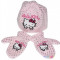 Caciula cu manusi Hello Kitty roz 3096 Disney 50 cm (2-3 ani)