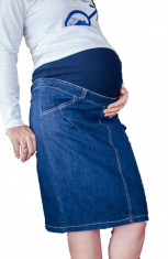 Fusta din jeans pentru gravide Daiana MaJore L (44) foto