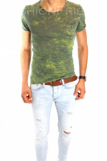 Tricou tip ZARA - tricou barbati - tricou slim fit - tricou fashion - 6624P5 foto