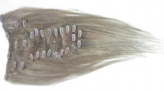 Extensii par natural blond inchis-saten si brunet foto