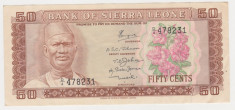 SIERRA LEONE 50 cents ND 1974 VF foto