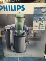 Storcator fructe Philips HR1861 Aluminium - Folosit foto