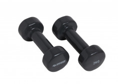 Set 2 Gantere, Schildkrot Fitness, Vinyl, Negru, 2 x 2.0 kg - OLN-ONL1-960006 foto