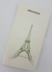 Toc FlipCover Stand Magnet Design Eiffel Tower Allview P5 Life foto