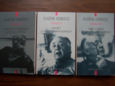 Eugene Ionesco (Ionescu) - Teatru, 3 vol (Humanitas 2008 - 2010) foto