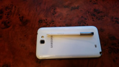 Samsung Galaxy Note 2 N7100, alb, stare f. buna foto