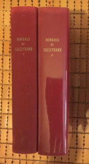 Talleyrand MEMOIRES 2 VOLUME foto